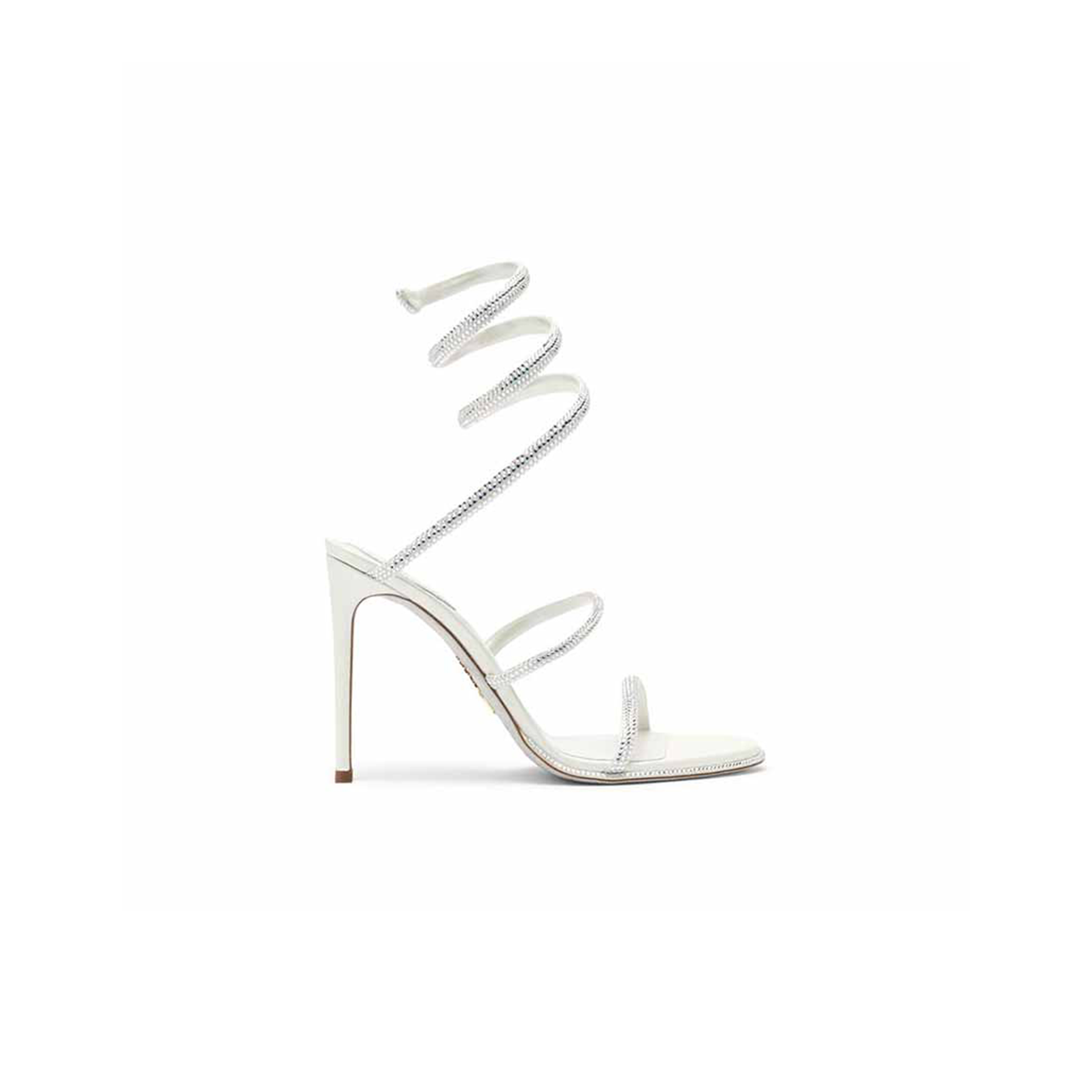 RENÉ CAOVILLA CLEO 105 CRYSTAL IVORY SANDAL C10416